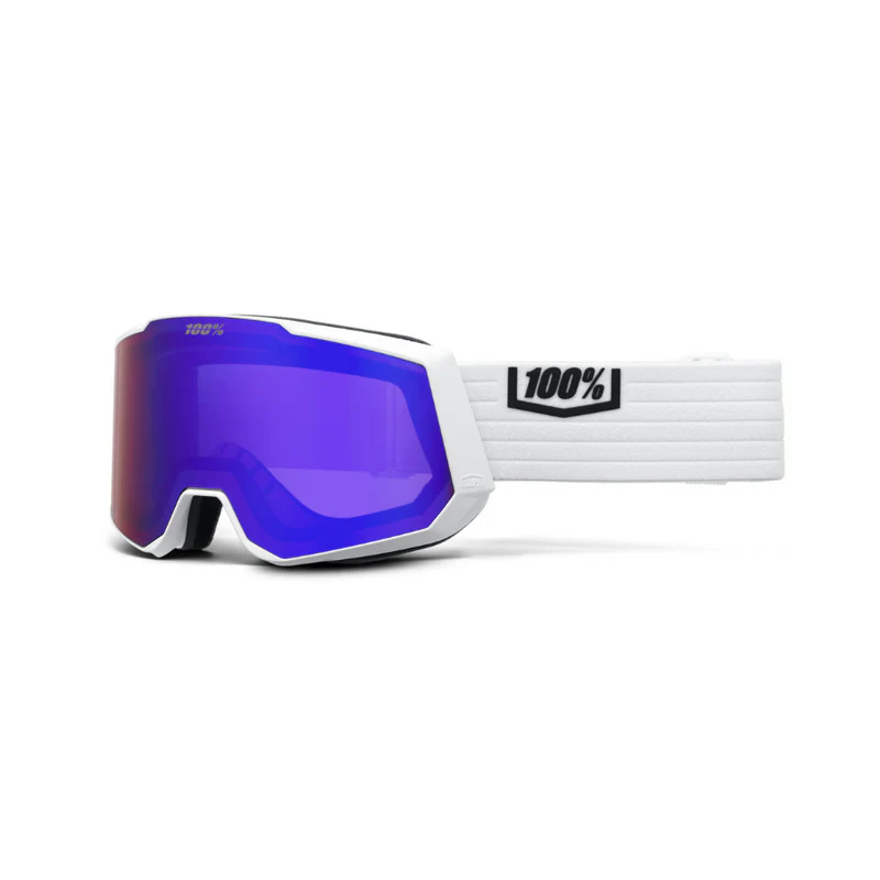 100% Snow Goggle Snowcraft XL HiPER Essential White / Violet ML Mirror