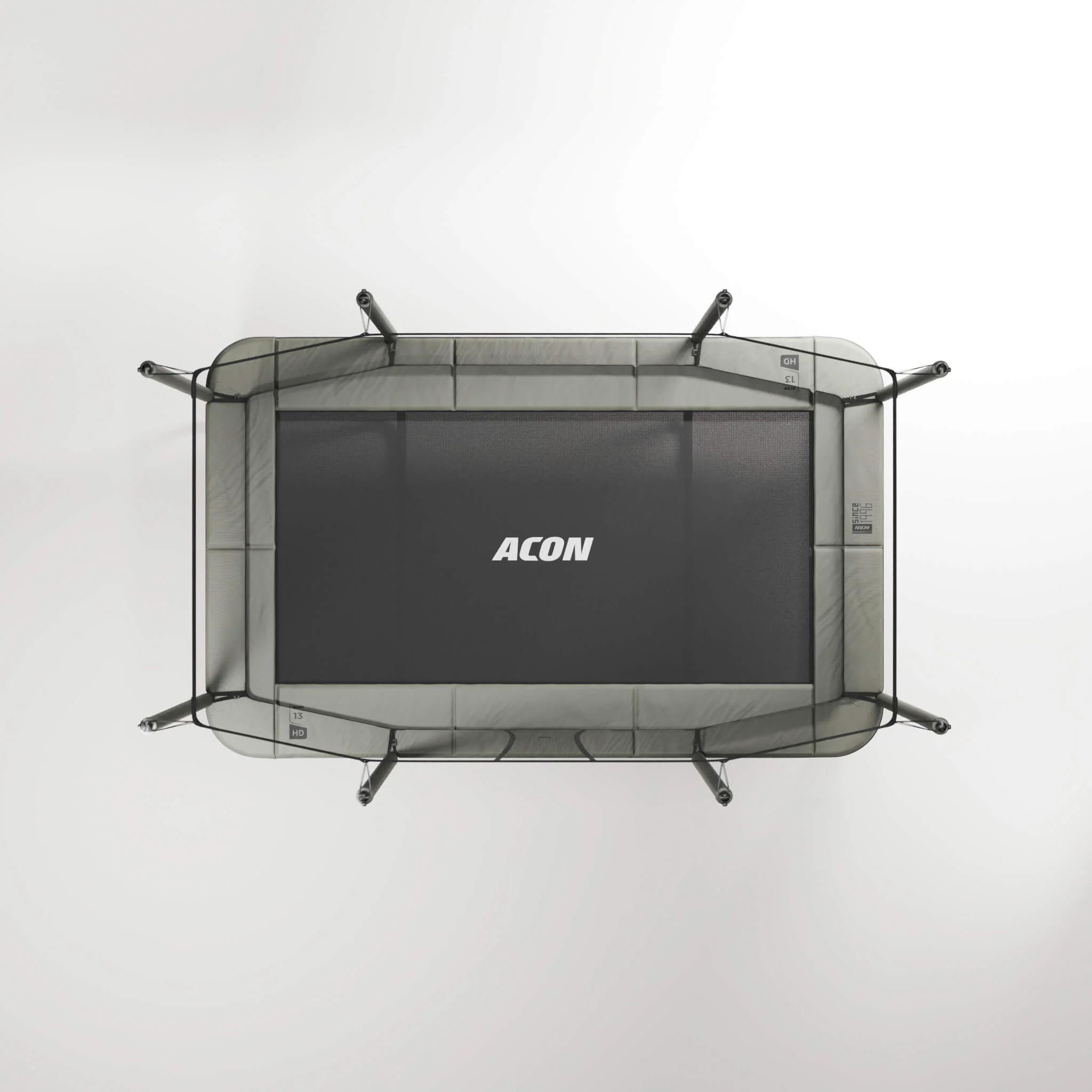 Acon 13 HD Rechteckiges Trampolin mit Netz und Leiter - Image 3