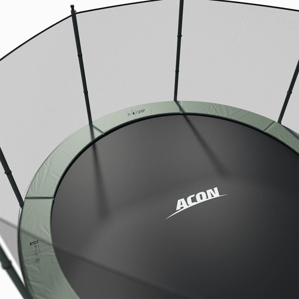 ACON Air 3,0 m Rundes Trampolin mit Standardnetz und Leiter - Image 4