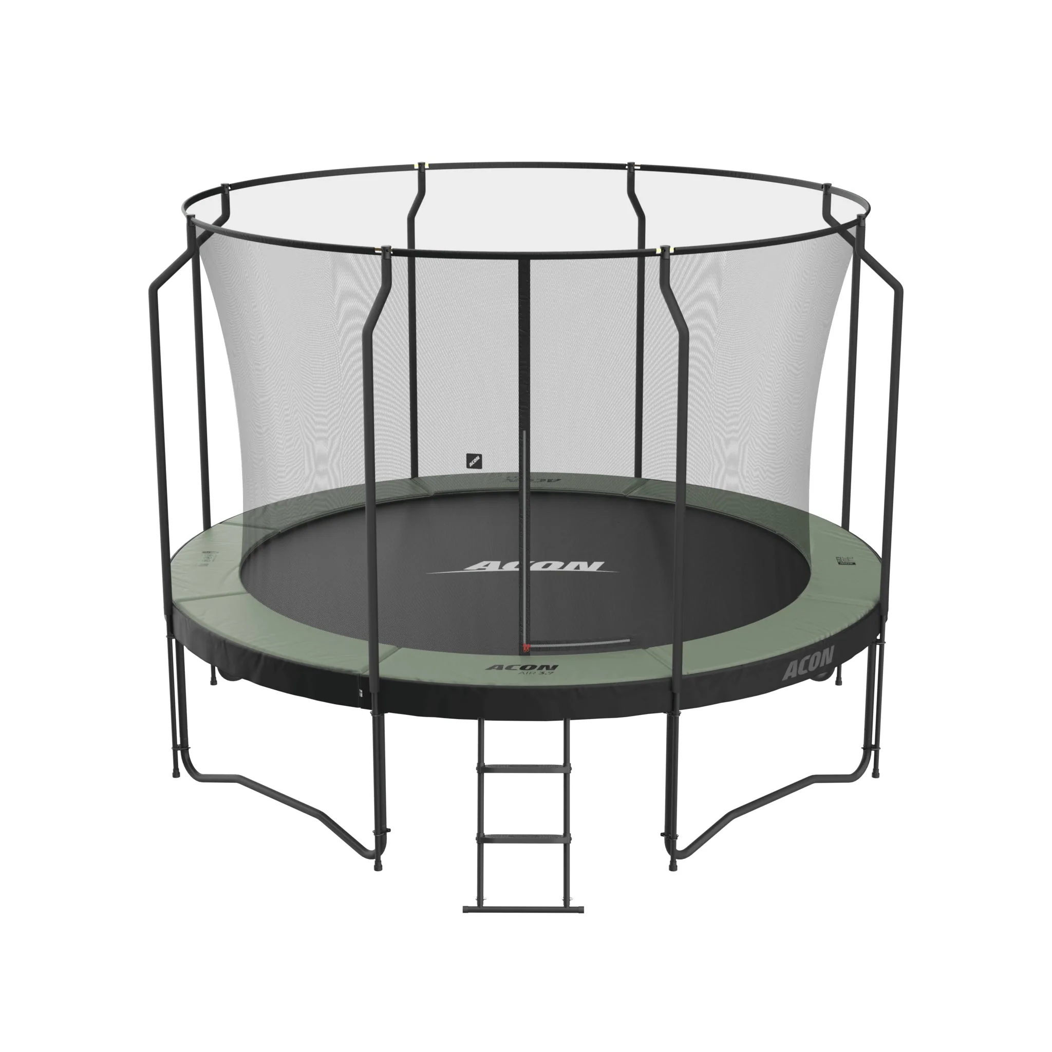 ACON Air 3,7 m Rundes Trampolin mit Premium-Netz und Leiter - Image 2