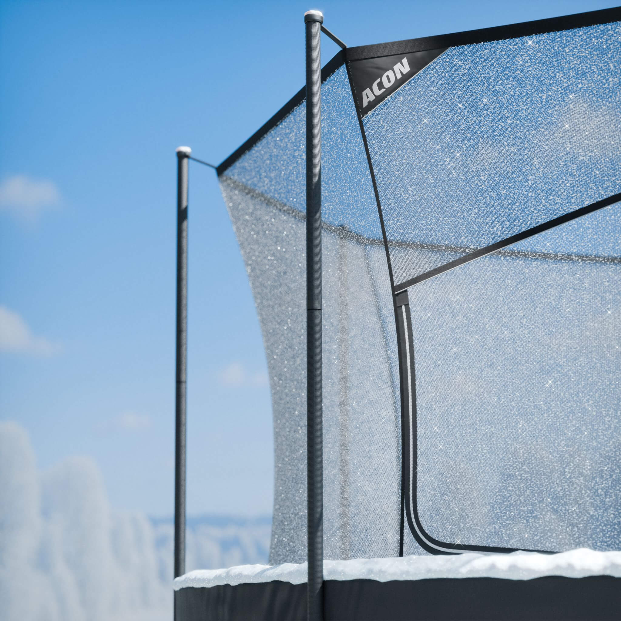 Acon Air 4,6 m Rundes Trampolin mit Sicherheitsnetz und Leiter, GEN 2.0 - Image 6