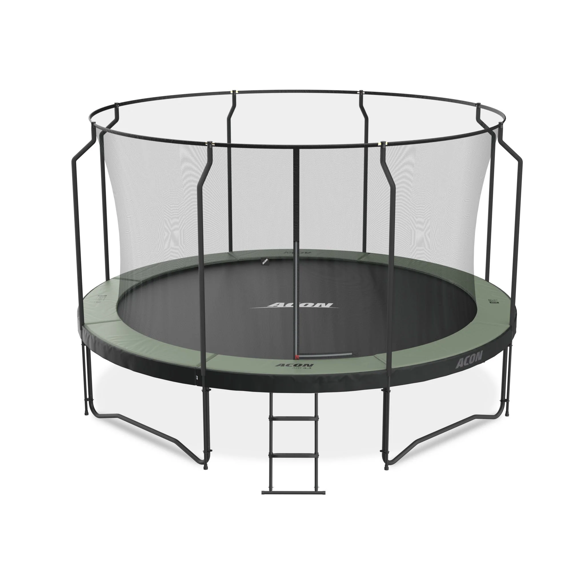 ACON Air 4,3 m Rundes Trampolin mit Premium-Netz und Leiter - Image 2