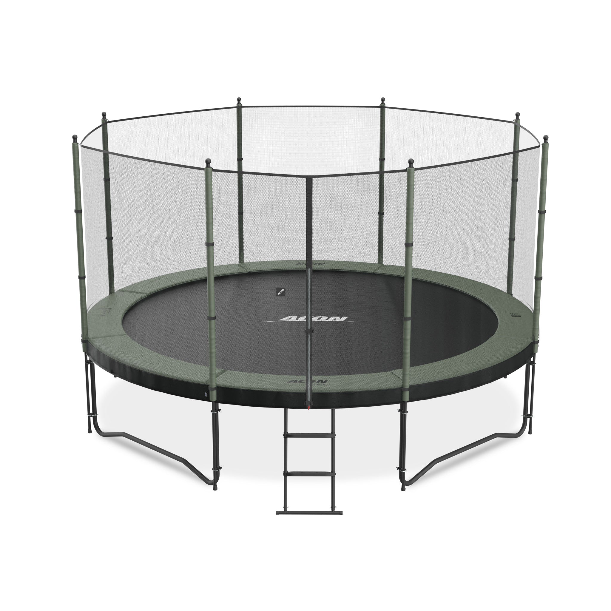 ACON Air 4,3 m Rundes Trampolin mit Standardnetz und Leiter - Image 2