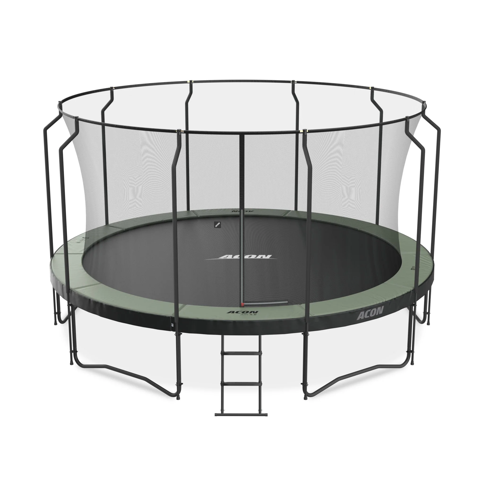 ACON Air 4,6 m Rundes Trampolin mit Premium-Netz und Leiter - Image 2