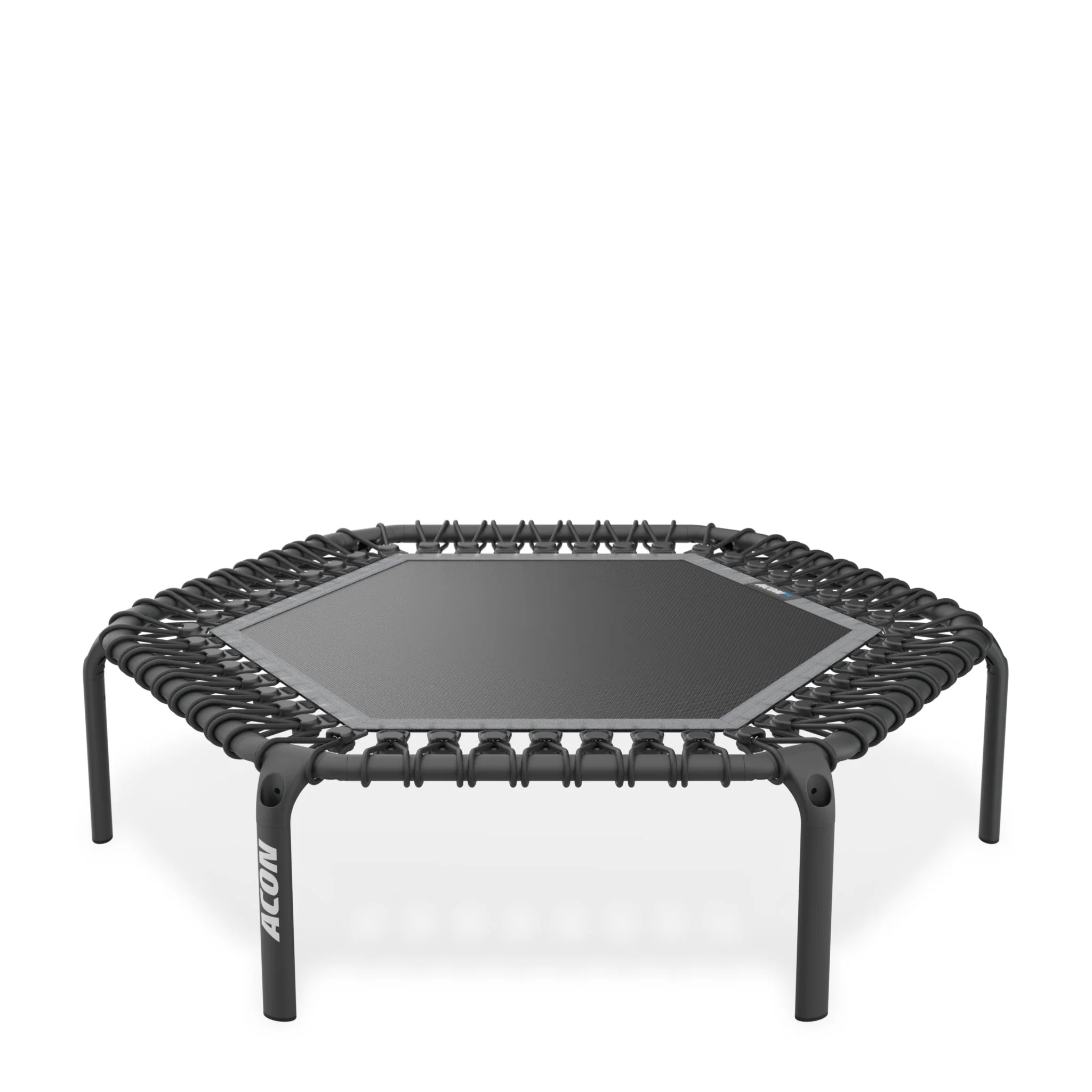 Acon Sechseckiger Rebounder Fitness-Trampolin Fit 1,41 m schwarz