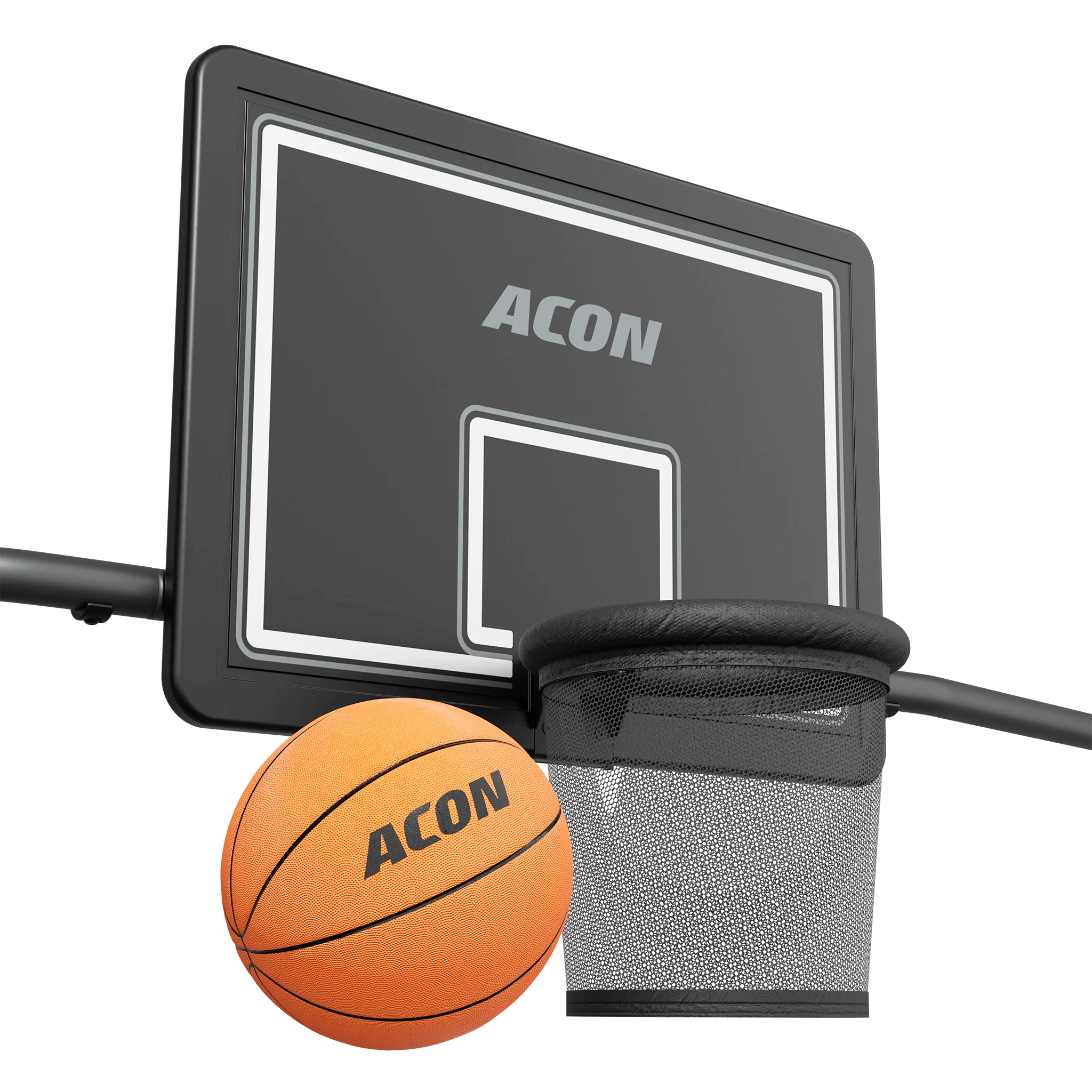 Acon X Basketballkorb mit Korbnetz für 17 Trampoline rechteckig - Image 2