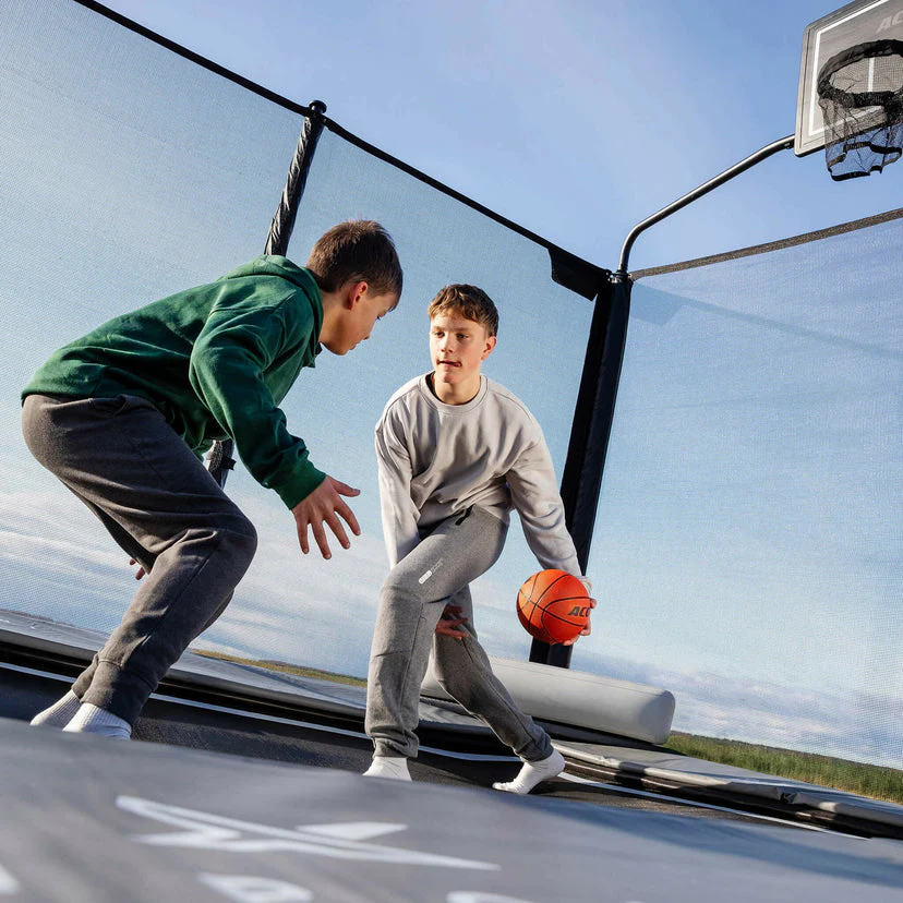 Acon X Basketballkorb mit Korbnetz für 17 Trampoline rechteckig - Image 5