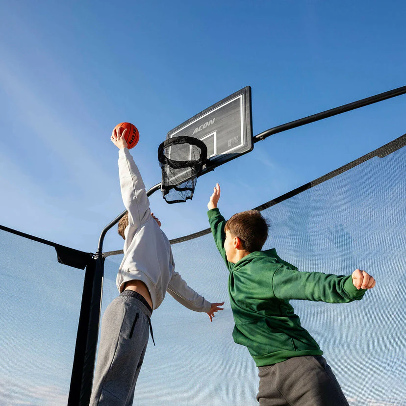 Acon X Basketballkorb mit Korbnetz für 17 Trampoline rechteckig - Image 6