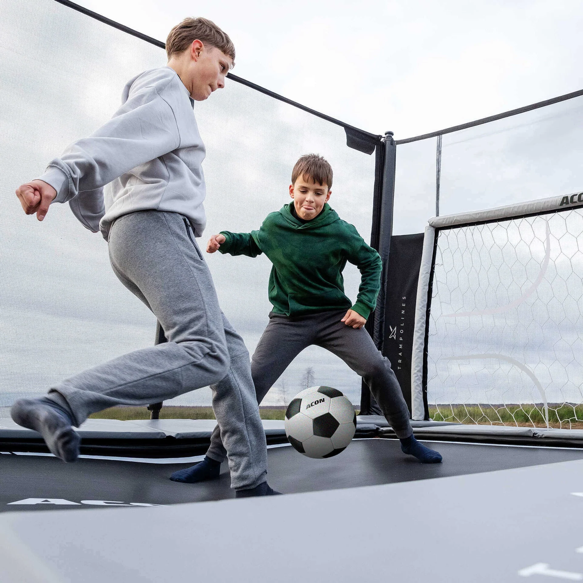 Acon X Trampolin-Fußballtor für Trampolin rechteckig - Image 5