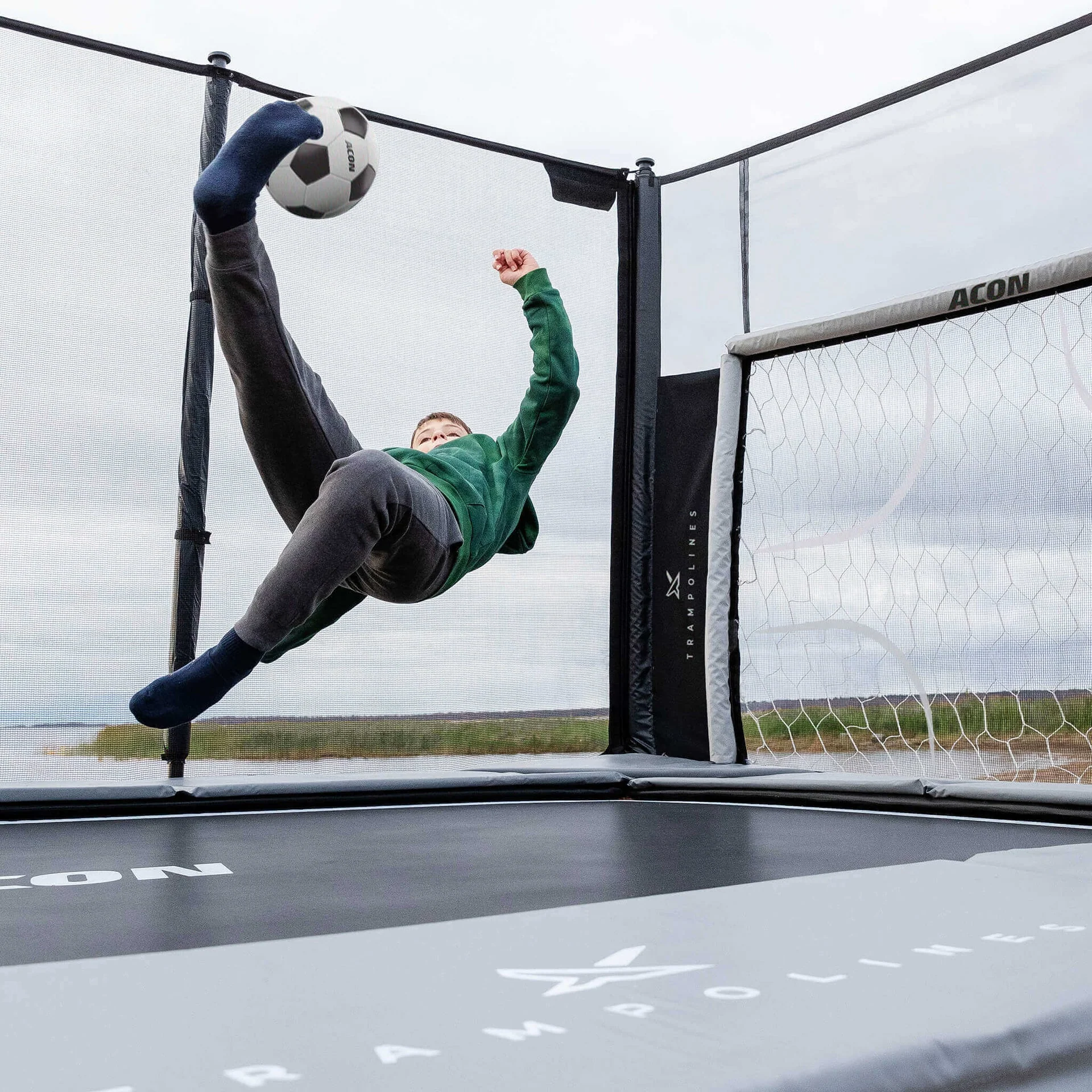 Acon X Trampolin-Fußballtor für Trampolin rechteckig - Image 6