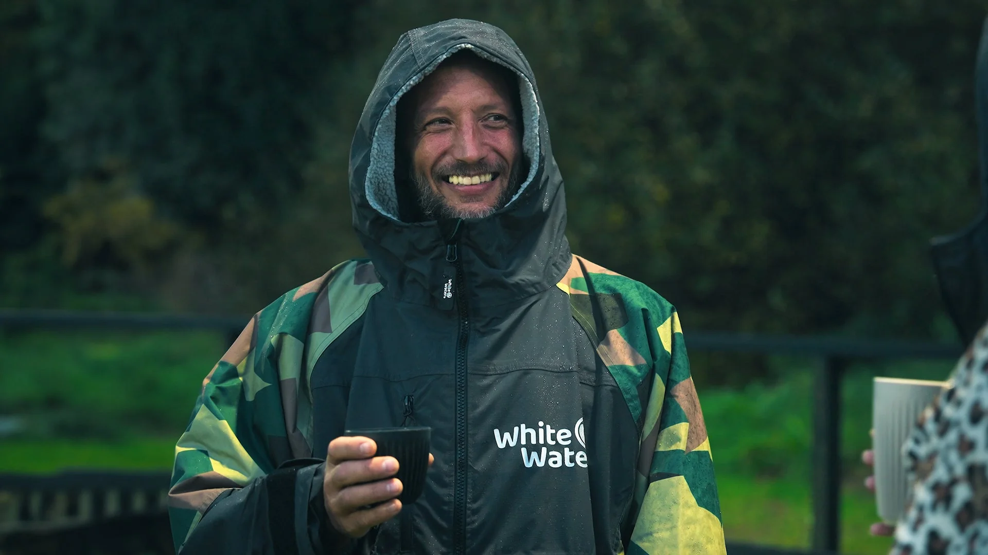 White Water Adults Hard Shell Robe - Camo - Image 3
