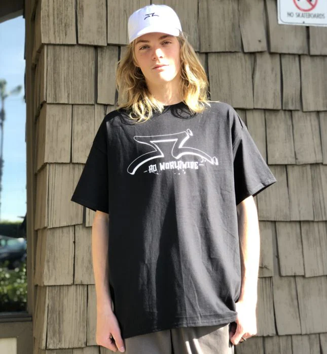 AO Scooter T-Shirt Worldwide black - Image 2