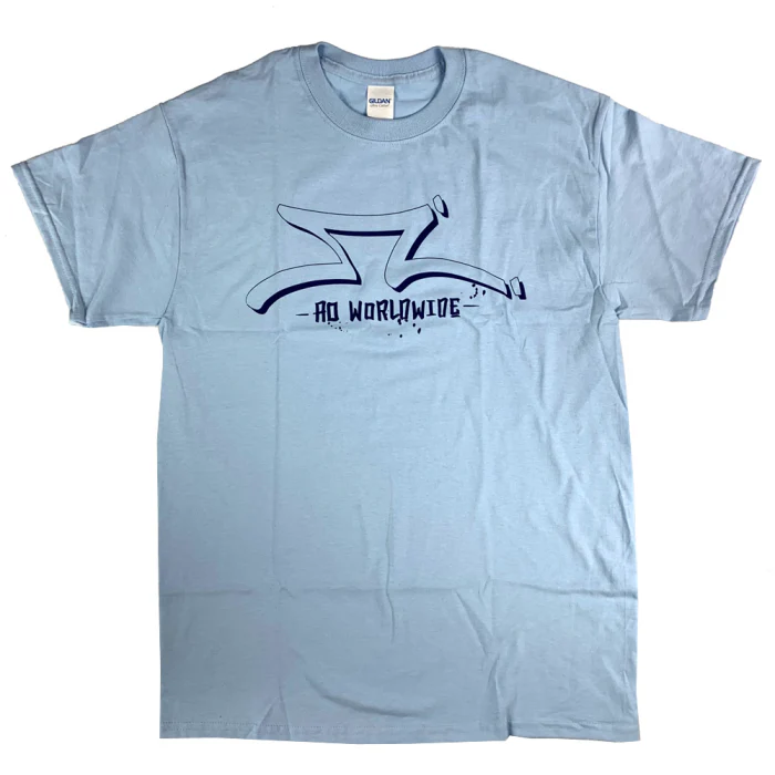 AO Scooter T-Shirt Worldwide lightblue
