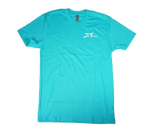AO T-shirt Calligraphy tahiti blue - Image 2