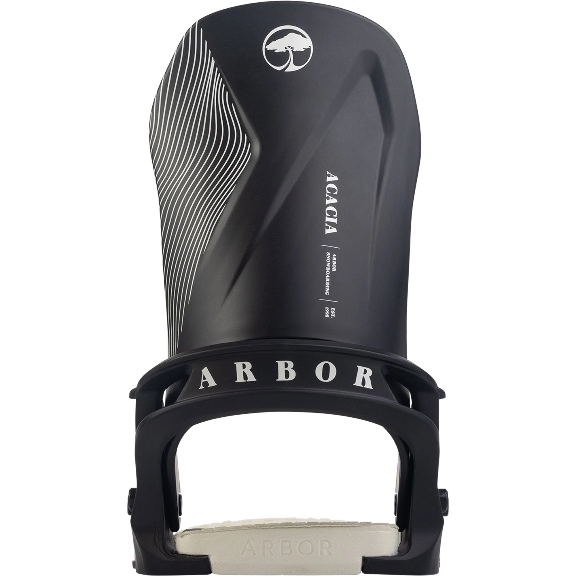 ARBOR Acacia Snowboardbindung 2025 Black Marshmellow - Image 2