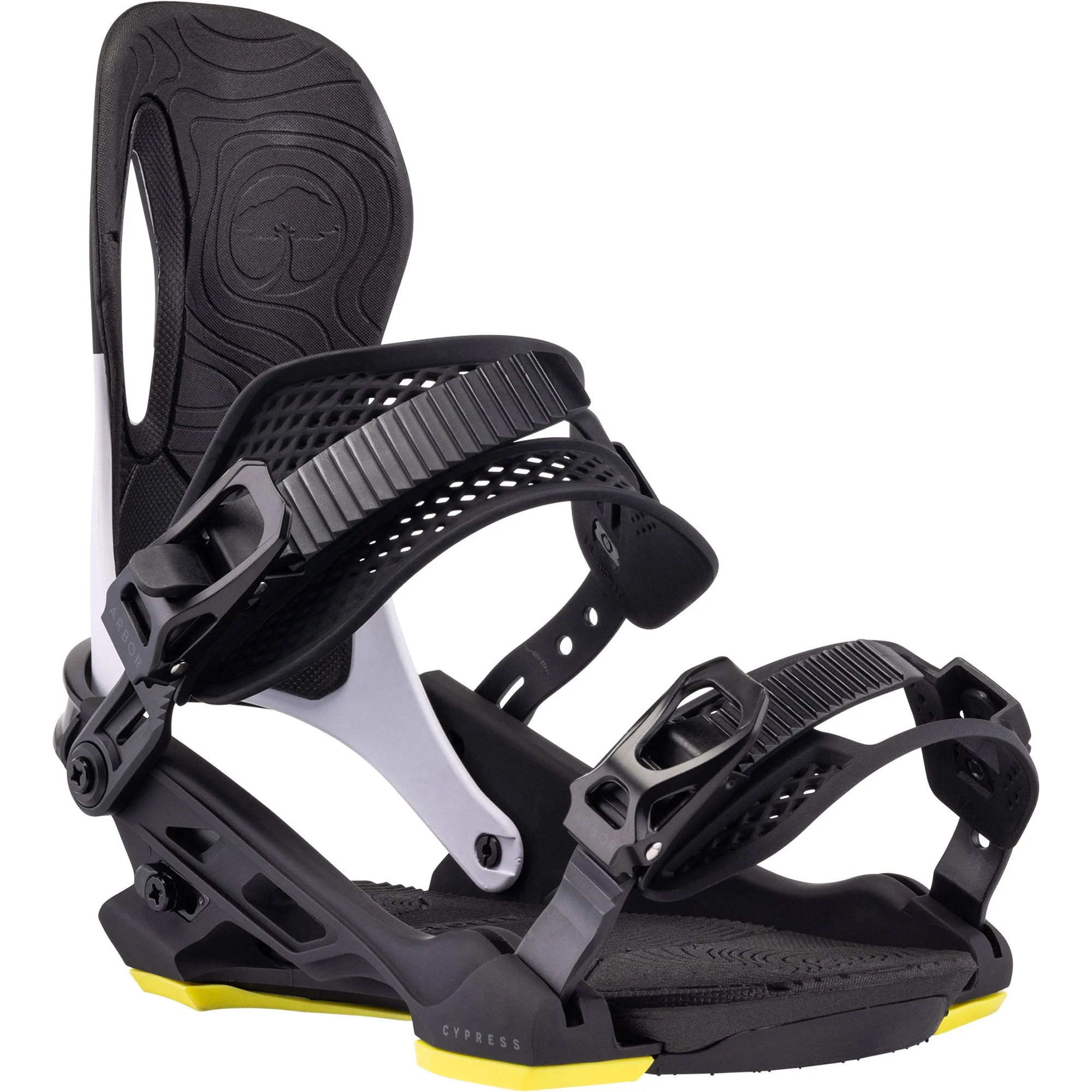 ARBOR Cypress Snowboardbindung 2025 Black White - Image 3