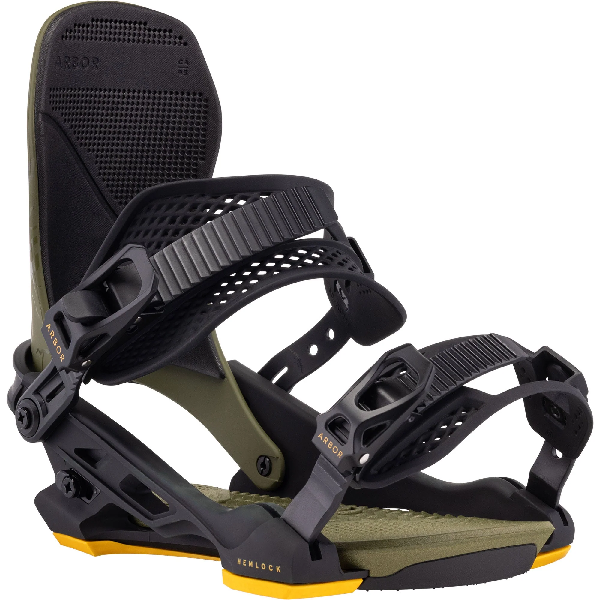 ARBOR Hemlock Snowboardbindung 2025 Black Military - Image 2