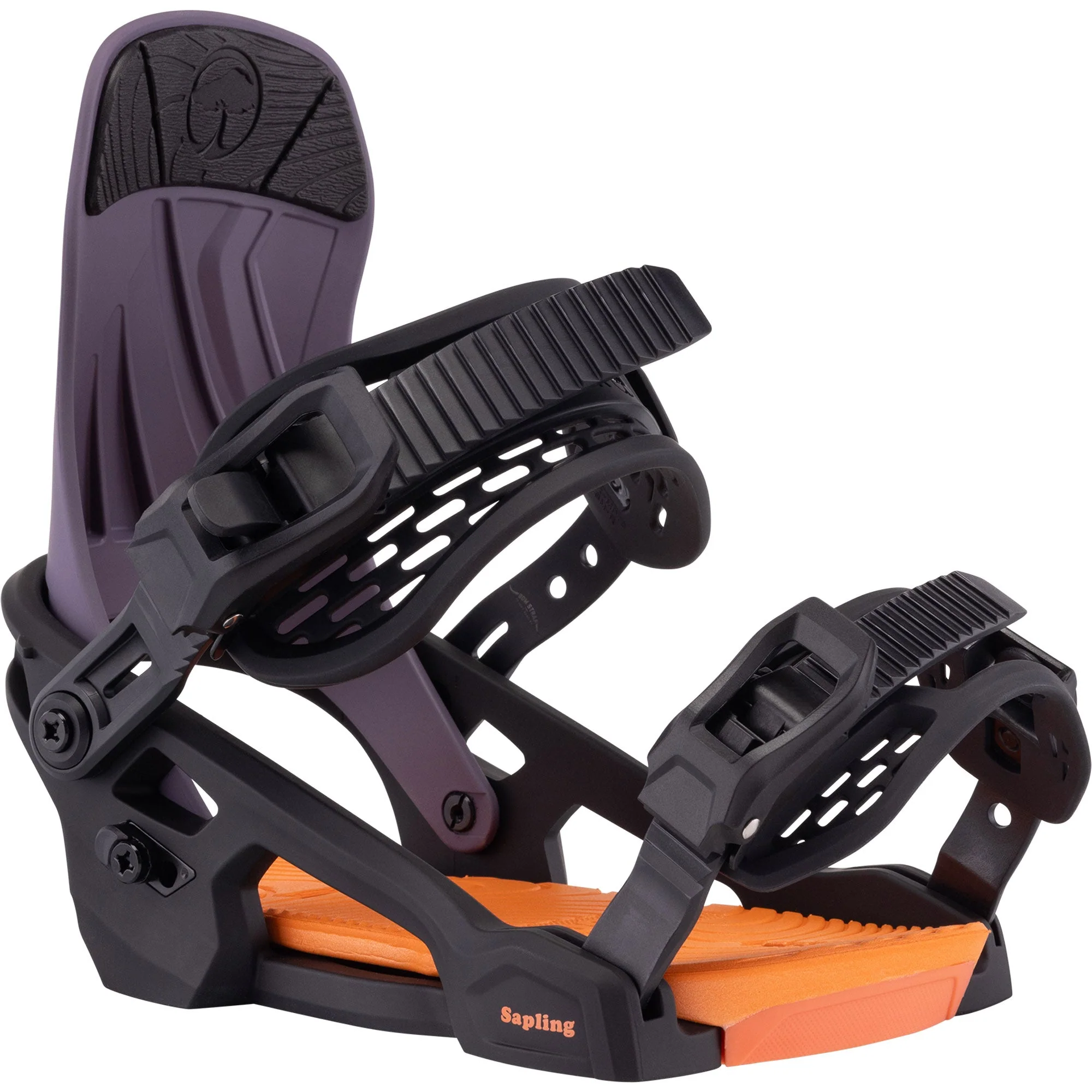 ARBOR Sapling Snowboardbindung 2025 Black Violet - Image 2