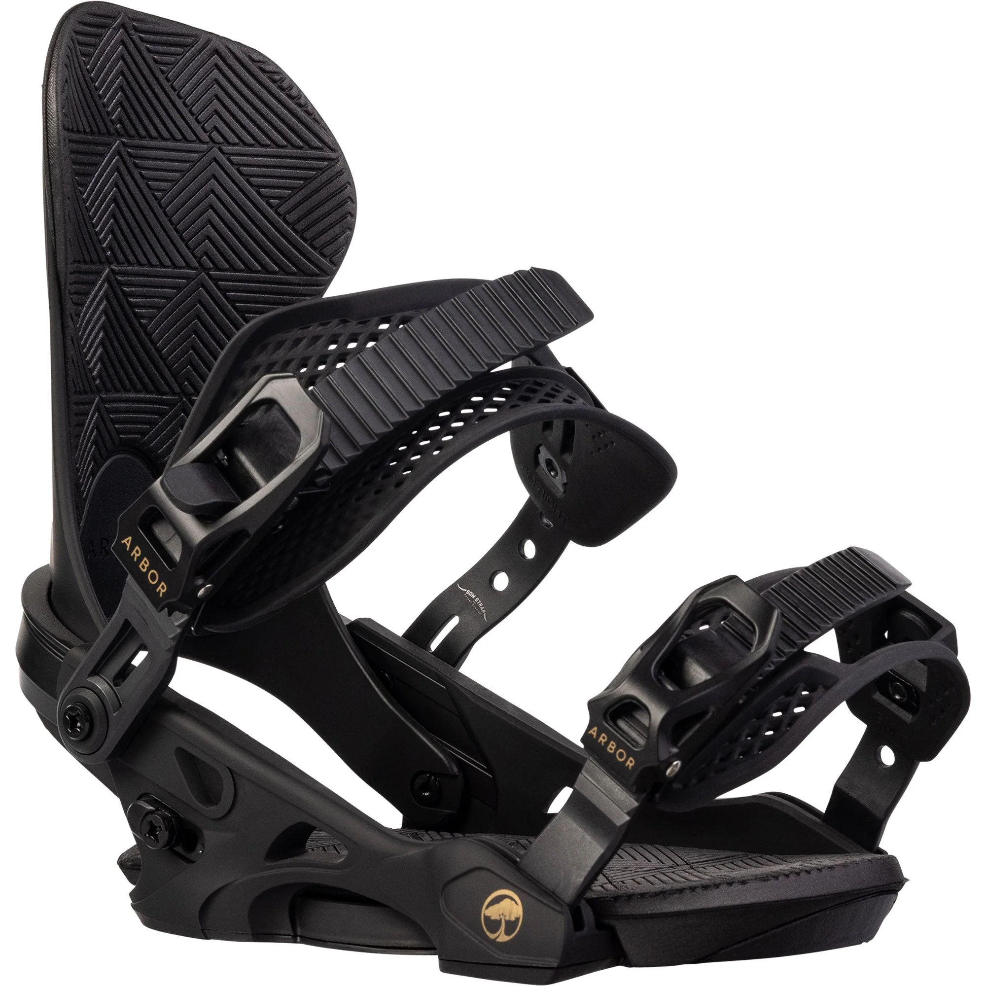ARBOR Sequoia Snowboardbindung 2025 Black Gold - Image 2
