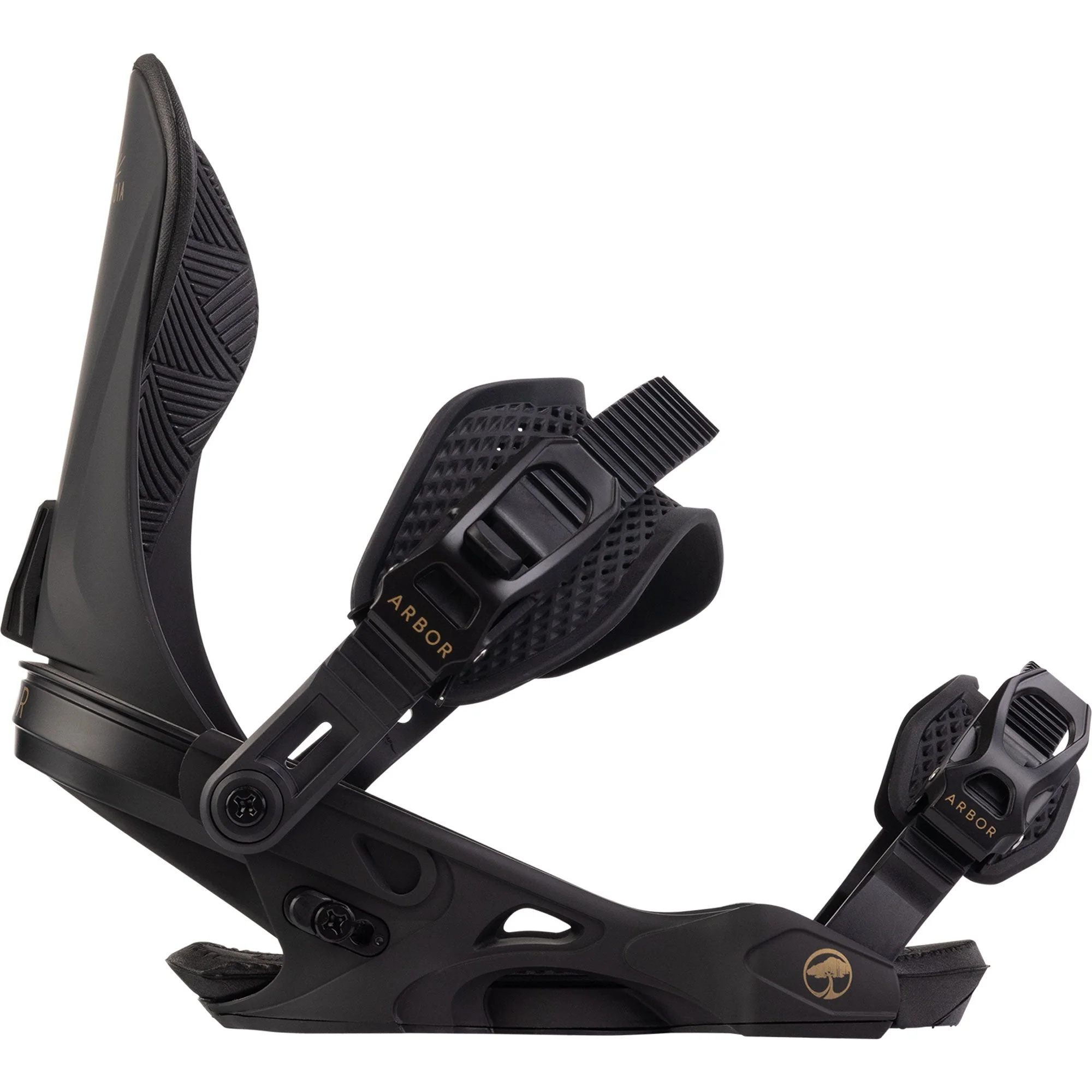 ARBOR Sequoia Snowboardbindung 2025 Black Gold - Image 3