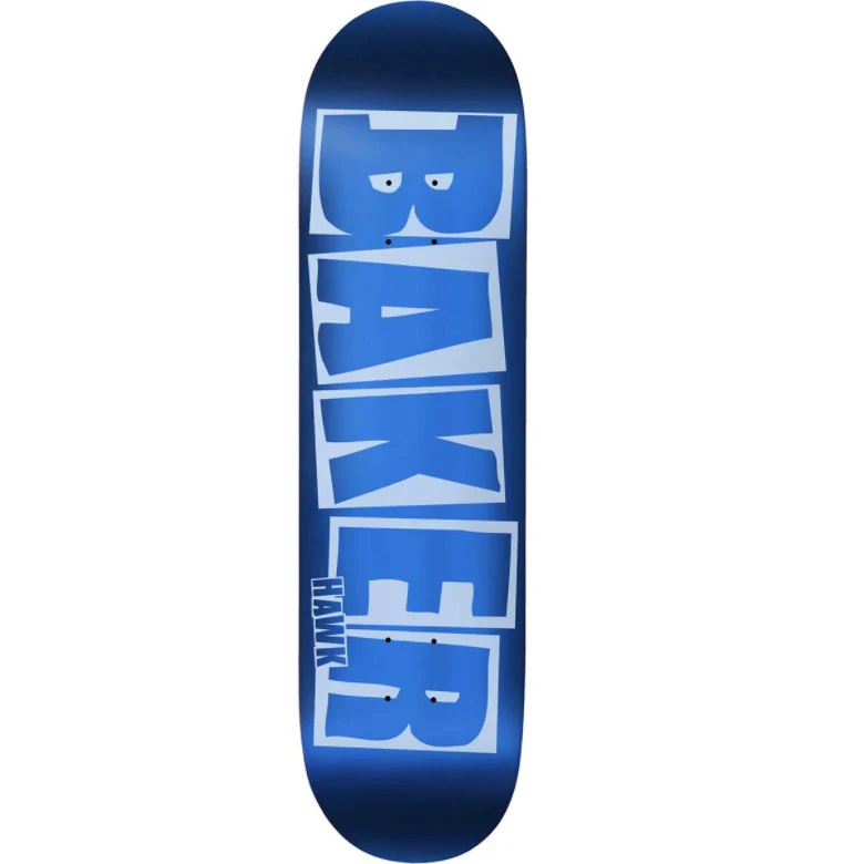 Baker Skateboard Deck Brand Logo Blue Foil 8.5''