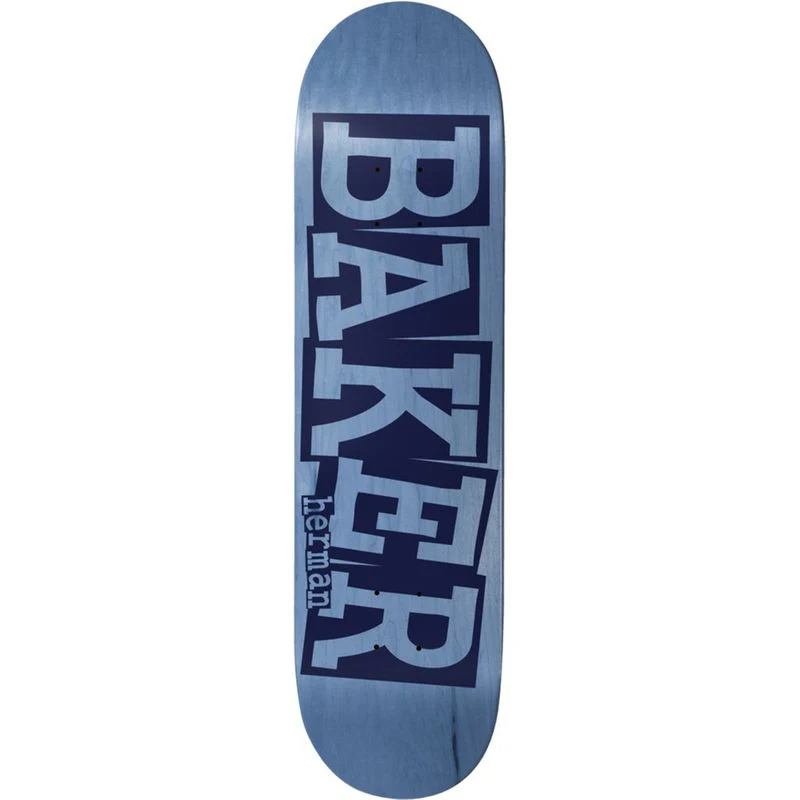 Baker Skateboard Deck Ribbon Blue Veneer 8.25''
