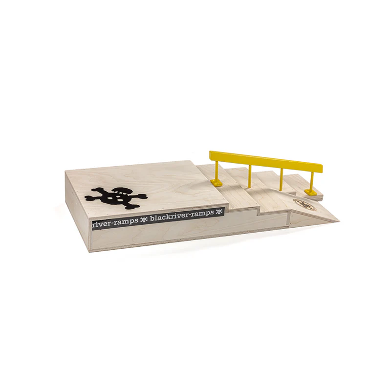 Blackriver Fingerboard Stairset yellow Square Rail - Image 2