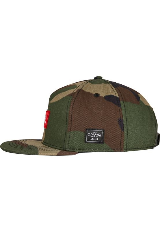 Cayler & Sons Statement Cap woodland/red - Image 3