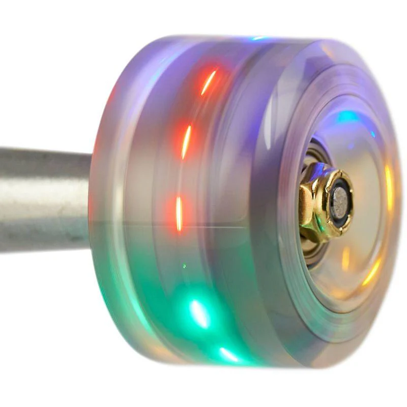Clouds Urethane Wheels Nebula Light Up Clear/Silver 58mm - Image 2