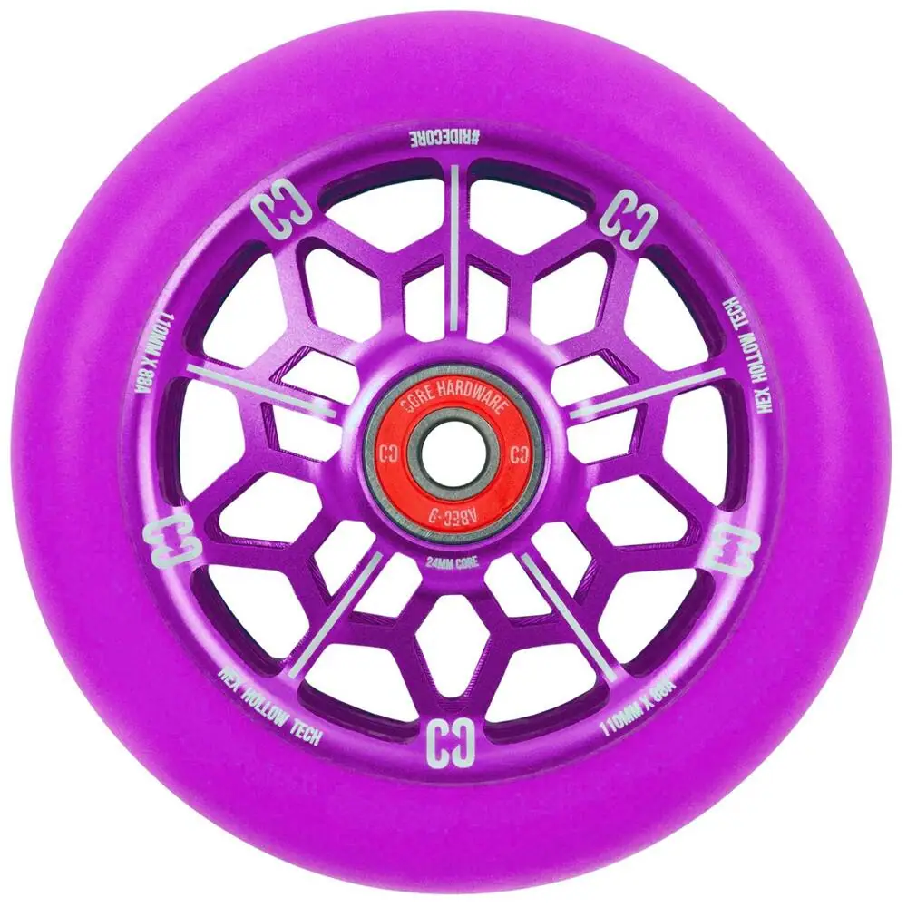 Core Wheel Hex Hollow 110mm purple