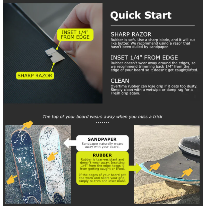 DKL Skateboard Rubber Griptape Gen 7 - Image 3