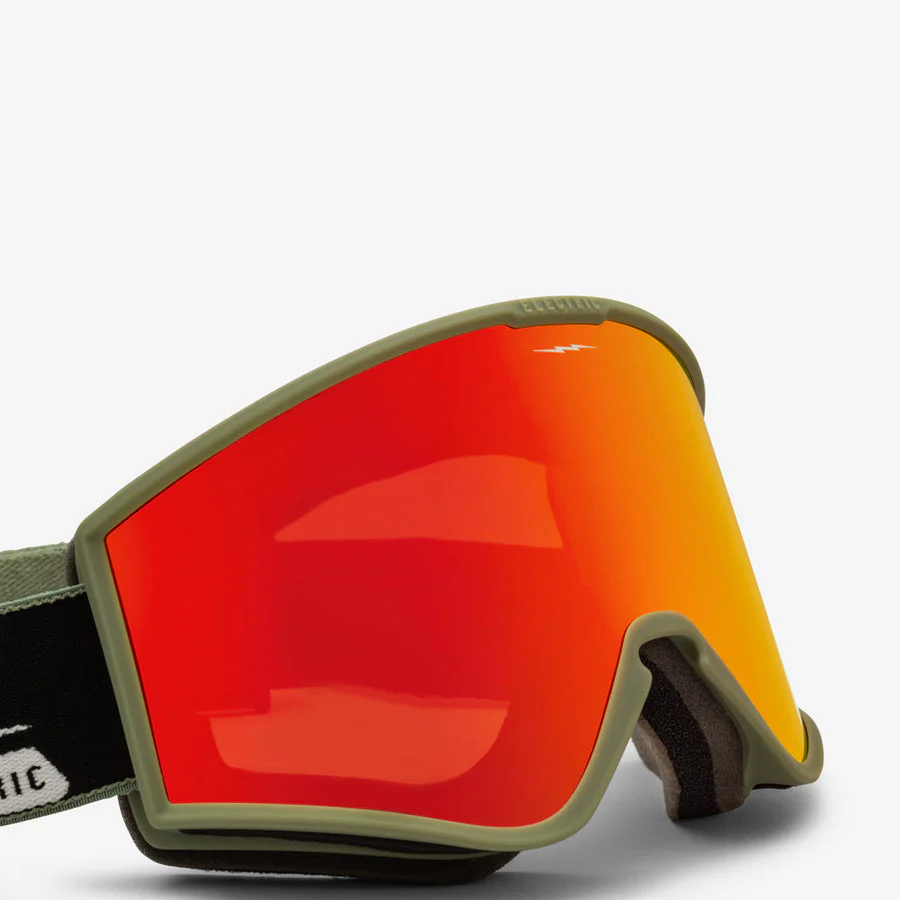 Electric Goggle EK1 Drama Moss Black/ Red Chrome + Bonus Lens Rose - Image 2