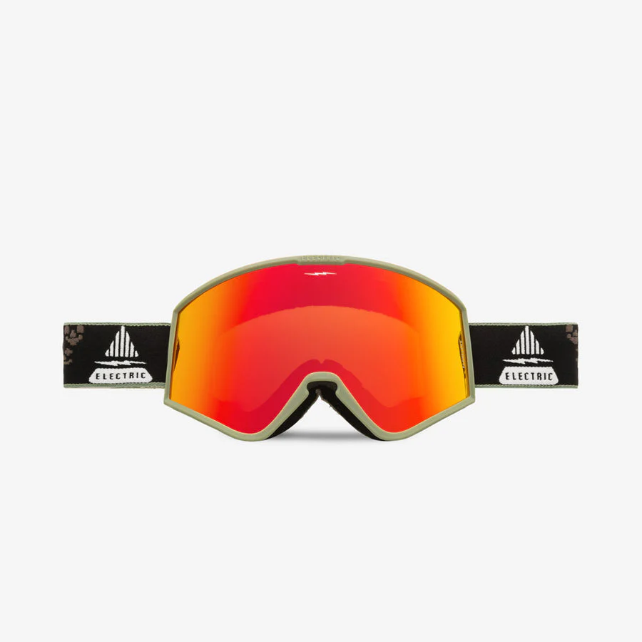 Electric Goggle EK1 Drama Moss Black/ Red Chrome + Bonus Lens Rose - Image 3