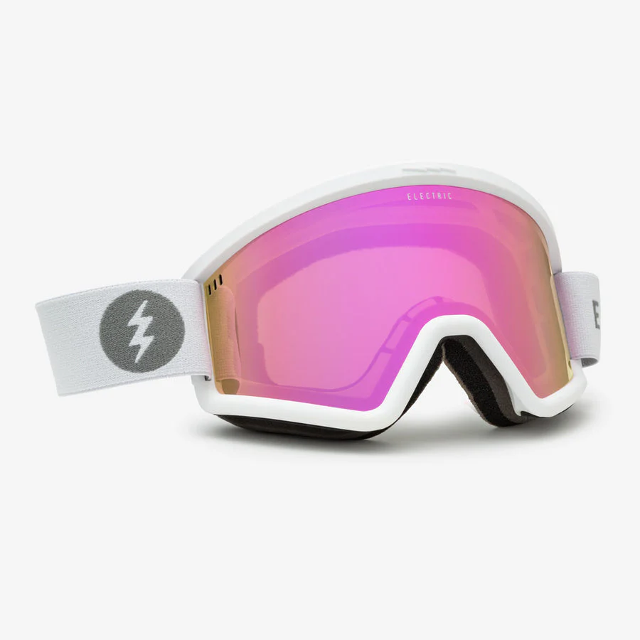 Electric Goggle Hex Matte White / Pink Chrome