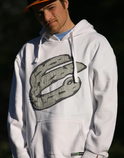 Elyts Hooded Distressed white - Image 2