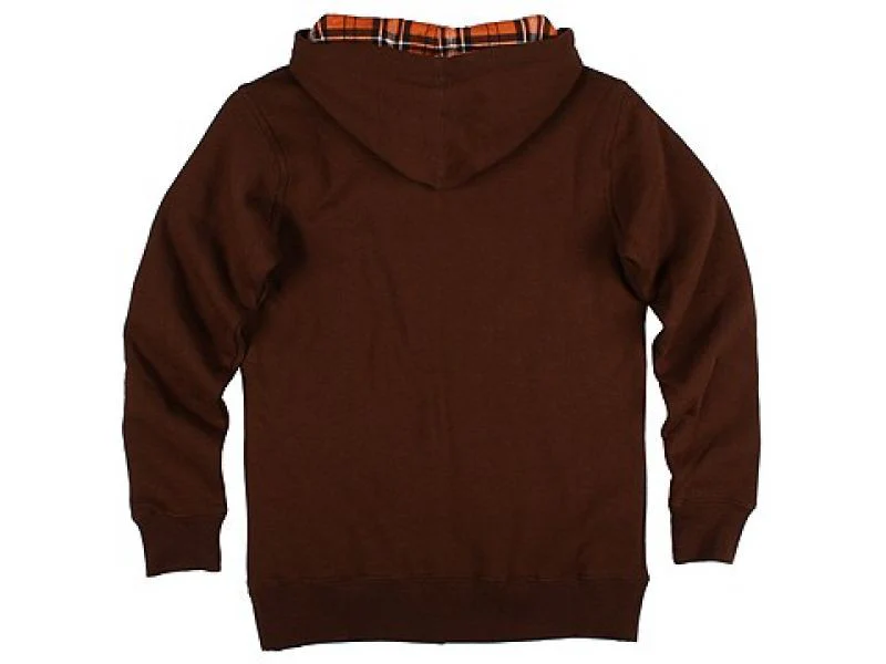 Emerica Zip-Hooded Flying the Flannel chocolate - Image 2