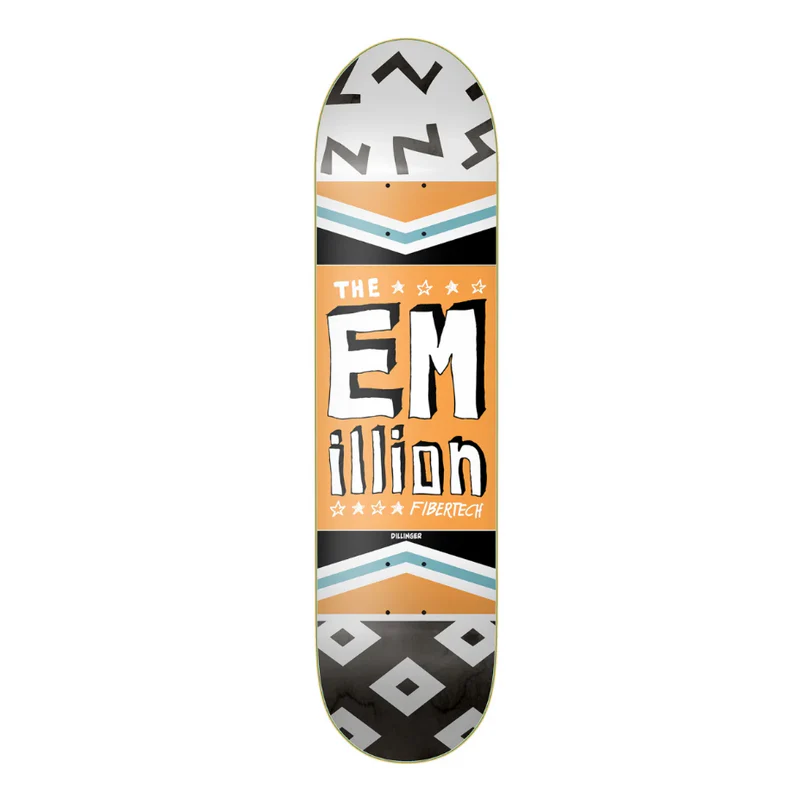 EMillion Skateboard Deck Fibertech Exodus Pro Dillinger 8.125''