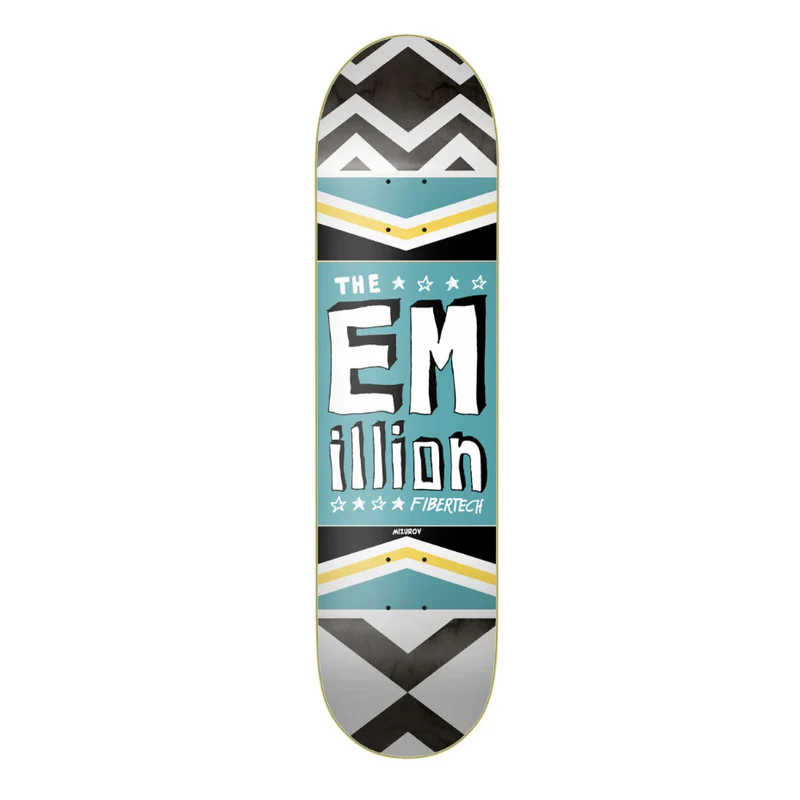 EMillion Skateboard Deck Fibertech Exodus Pro Mizurov 8.0''