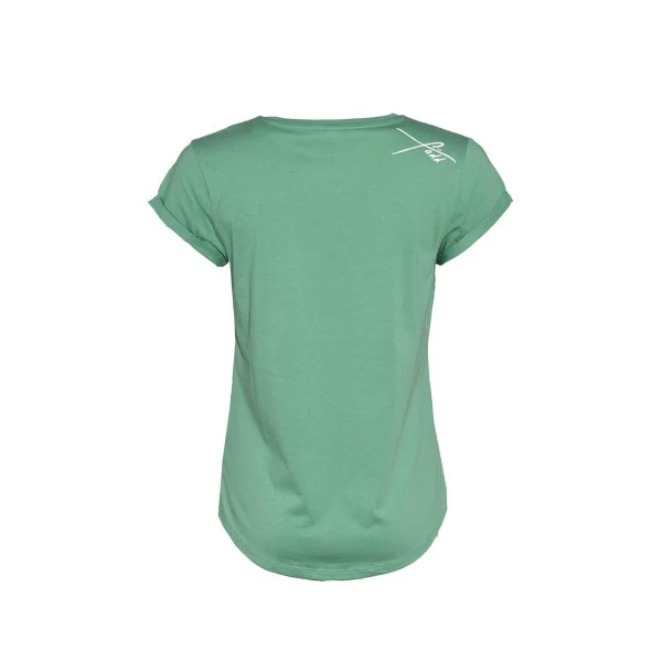 Fädd Girly T-Shirt der weiße V grey-green - Image 2