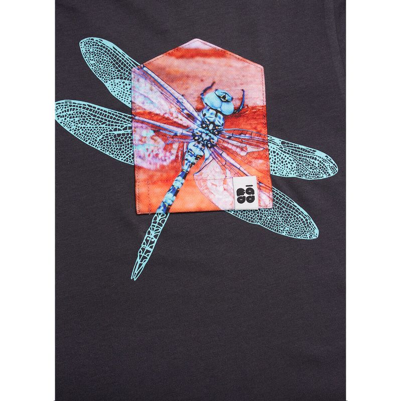 FĂ€dd Girly T-Shirt Drachenfliege grey - Image 3