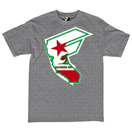 Famous T-shirt CA Reppin Athletic heather grey