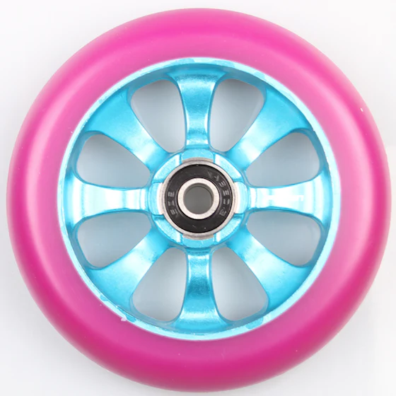 Fasen Wheels 8 Spokes Purple/Blue