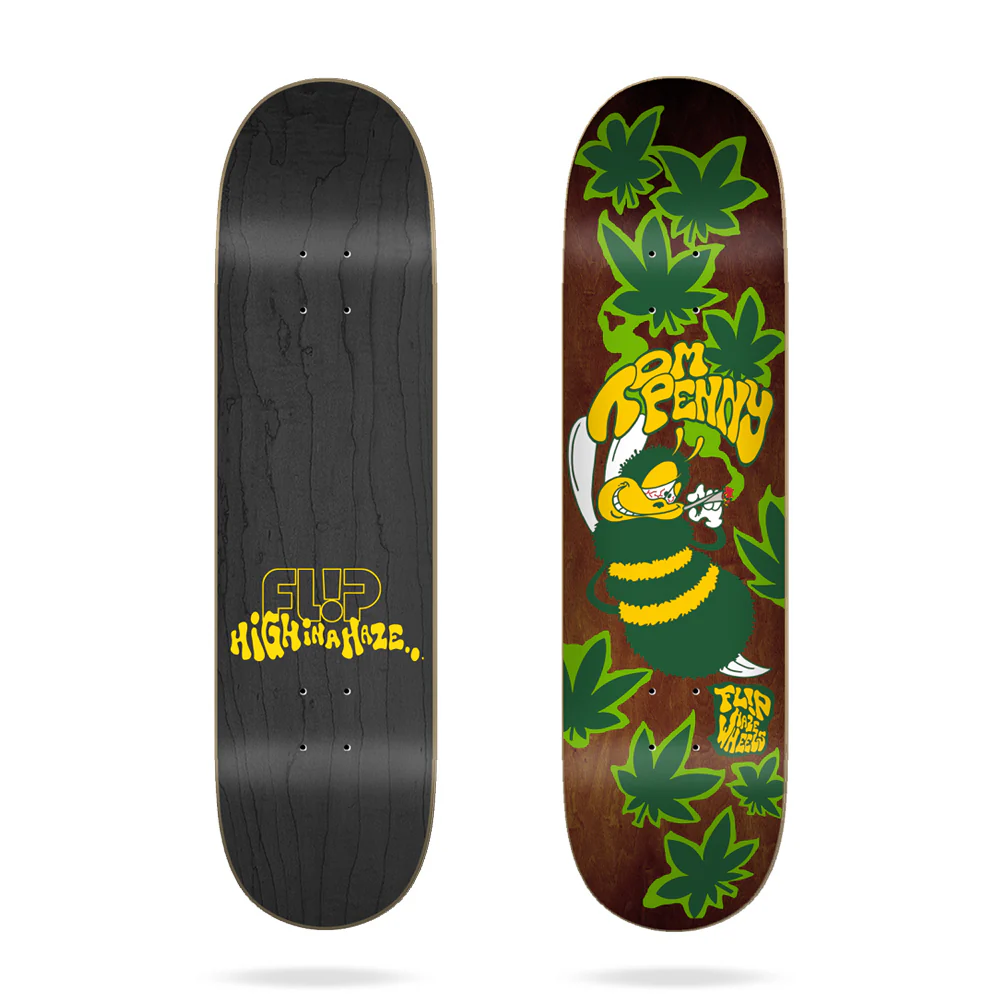 Flip Skateboard Deck High in a Haze Green 8.25"