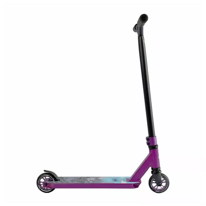 Flyby Lite V2 Complete Pro Scooter Black/Purple - Image 2