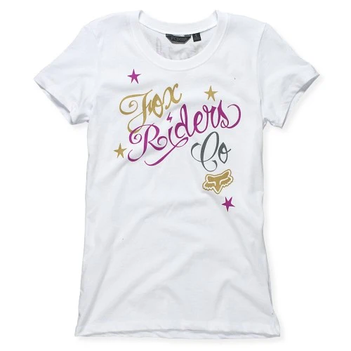 Fox Girls T-Shirt Firecracker white