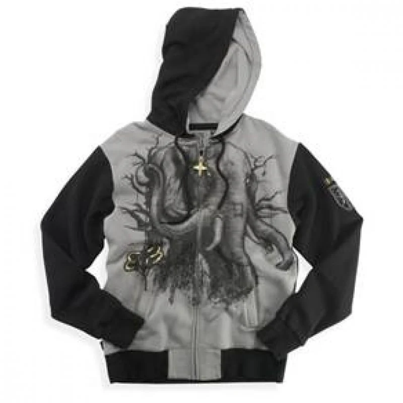 Fox Hellephant Zip Hoodie Black