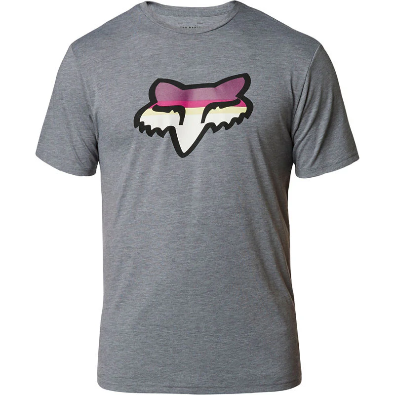 Fox T-Shirt Head Strike heather graphite