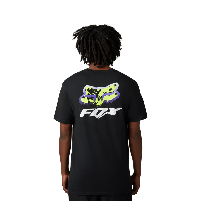 Fox T-Shirt Morphic black - Image 2