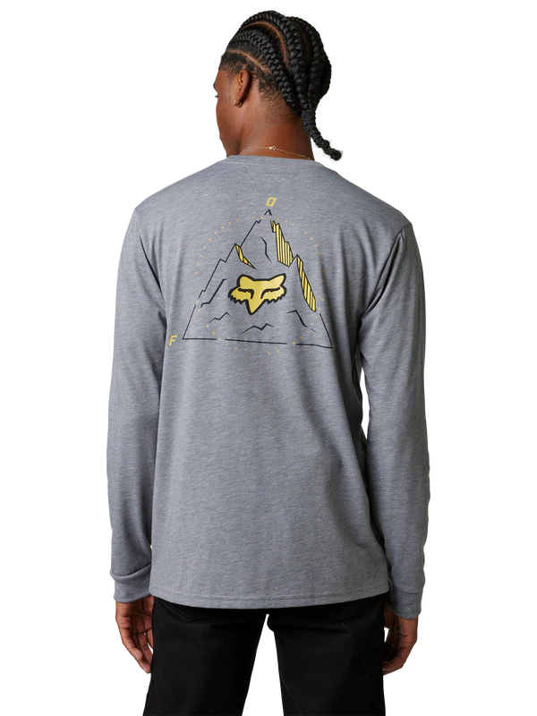 Fox Tech Longsleeve Finisher heather graphite - Image 3