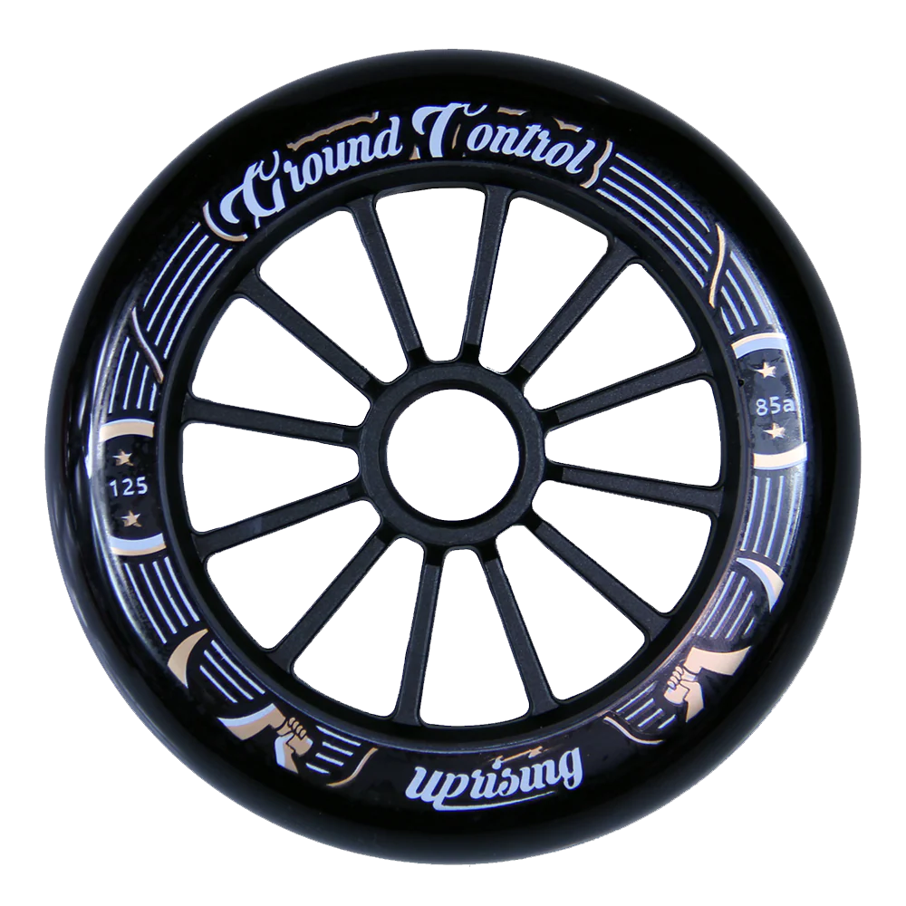 GC Wheels 3-pack black 125mm 85A
